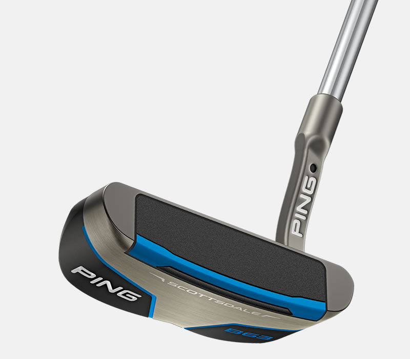 Face view of Scottsdale B63 putter